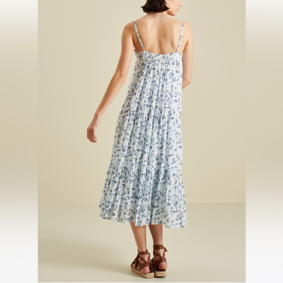 SOLD! MAXMARA LEISURE Label-cut ‘Potus’ Logo Print Dress Size: Small US4 Spring - Picture 4 of 16